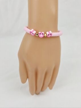 Handmade Clay Bead Bracelet